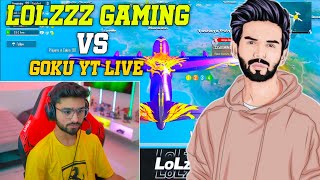 Bgmi Event Fight LoLzZz Gaming vs Goku Yt Live Bgmi Streamer vs Streamer Video i Rush AJ