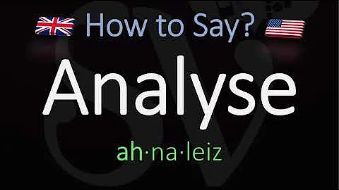 How to Pronounce Analyse? (CORRECTLY) Meaning & Pronunciation