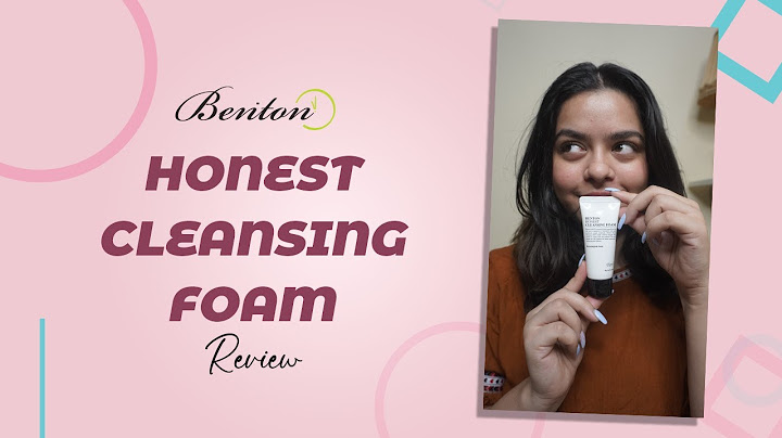 Benton honest cleansing foam review reddit năm 2024