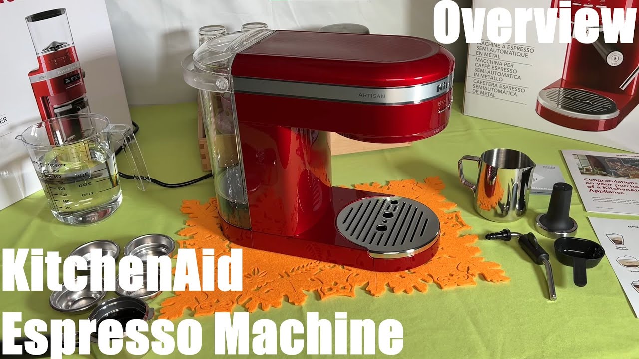 KitchenAid Metal Semi-Automatic Espresso Machine and Automatic