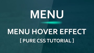 Cool Menu Hover Effect Tutorial - Html5 Css3 Hover Effect - Plz SUBSCRIBE Us For Daily Videos