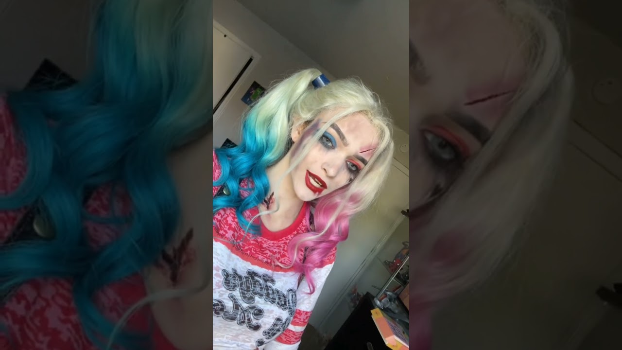 💋🌈Harley Quinn 🎭 #harley #harleyquinn #cosplay #fyp #lovestory #love #joker #poisonivy #dc #dccomics