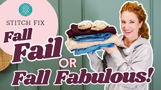 Stitch Fix Review: It's Time to Check in! Are you a Fall Fail or Fall Fabulous?!