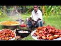 CRISPY QUAIL FRY | ANGREY BIRD FRY | Kaadai recipe prepare by Village Karuppasami Grand Father KGF