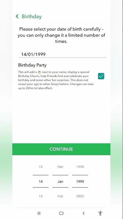 HOW TO CHANGE BIRTH DATE ON SNAPCHAT snap ytshorts YouTube how-to-change-birth-date-on-snapchat-snap-ytshorts-youtube