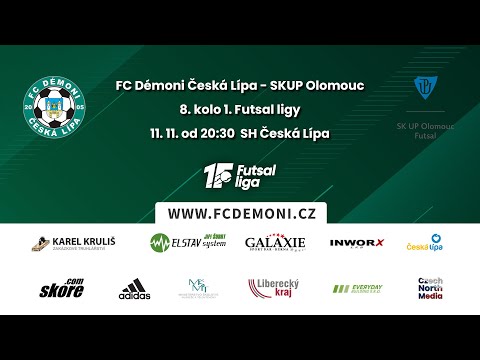 FC Démoni Česká Lípa - SKUP Olomouc (8. kolo 1. Futsal ligy)