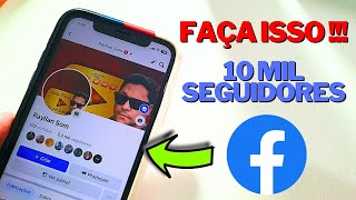 Dica INFALÍVEL de como ganhar seguidores no facebook e como ativar a BARRA DE SEGUIDORES