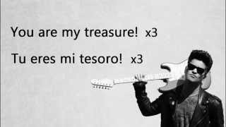 Video-Miniaturansicht von „Bruno Mars-Treasure lyrics ingles-español“