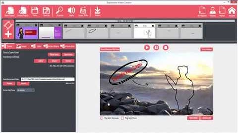 Explaindio Video Software (Part 5): How to draw whiteboard animation & using slide