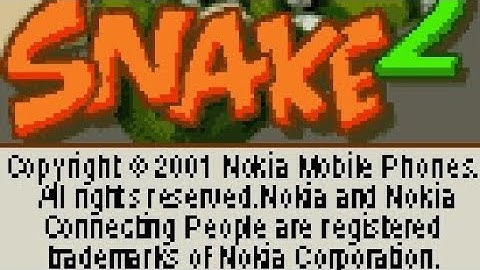 Java Game Nokia Snake 2 (2001) - j2me loader