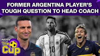 Former Argentina Player Palermo Surprises Head Coach At Press Conference