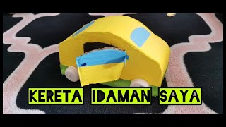 Cara mudah buat kereta guna kotak |Cardboard Toys Car Cara mudah buat kereta guna kotak |Cardboard Toys Car