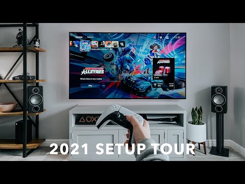 My Gaming TV Setup Tour 2021 | 77