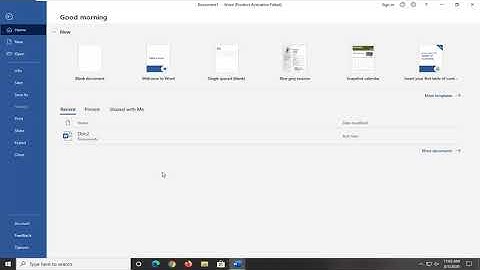 How to Recover Unsaved Word File in Microsoft Word [Tutorial]