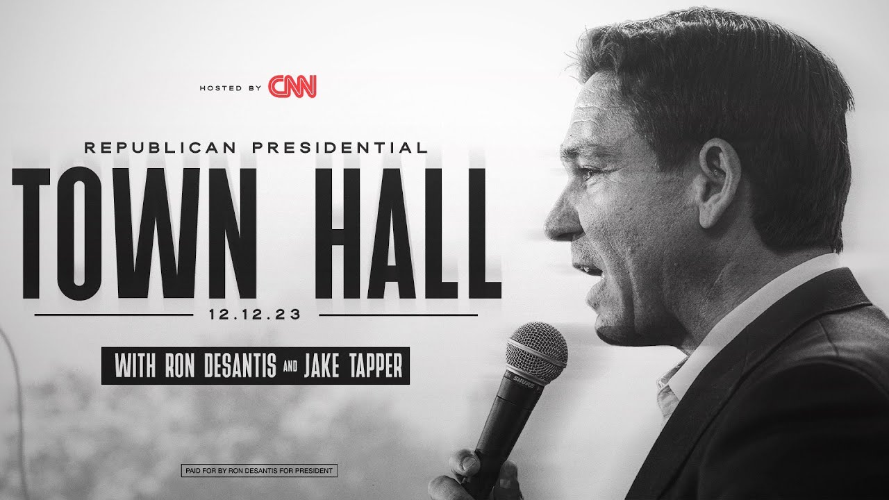 Ron DeSantis CNN Iowa Town Hall Live Coverage & Analysis - YouTube
