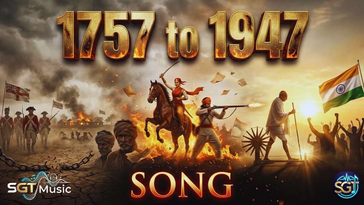 1757 to 1947 🗡 | India’s Freedom Journey | Modern History Song | SGT Music