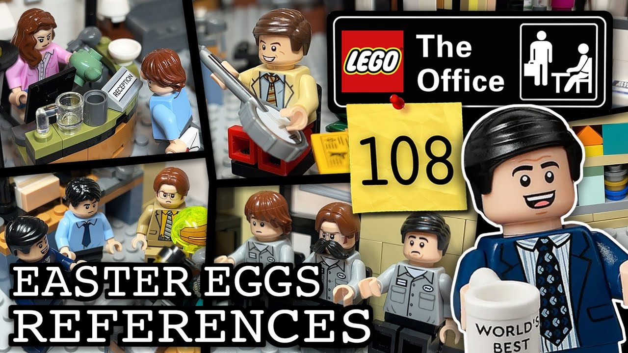 LEGO the Office - EVERY Easter Egg & Reference - YouTube