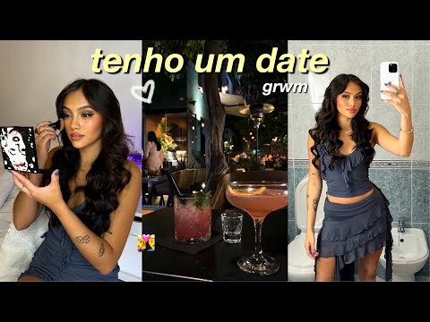 me arrumando para um DATE || look, cabelo & make sheglam