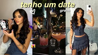 me arrumando para um DATE || look, cabelo & make sheglam