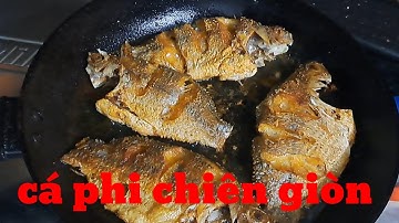 LÀM THEO CÁCH NÀY CHIÊN CÁ PHI GIÒN GỤM CHẤM VỚI NƯỚC MẮM ME NGON TUYỆT