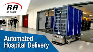 Automated Trolley Delivery System  Royal Adelaide Hospital