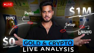 GOLD &amp; CRYPTO LIVE ANALYSIS | XAUUSD BTC ETH | NEW YORK SESSION | June 16 | DAY 10