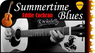 SUMMERTIME BLUES 👱🏼🎸 - Eddie Cochran / GUITAR Cover / MusikMan #133 chords