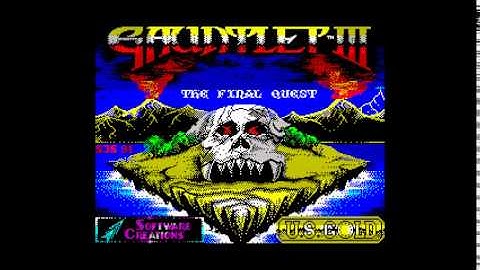 "Gauntlet III" title music, ZX Spectrum 128k