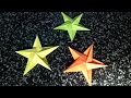 How to fold 5 pointed christmas origami star