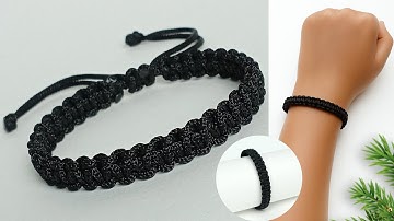 Armband maken met draad || handgemaakte armband met draad || doe het zelf || makkelijke macramé a...