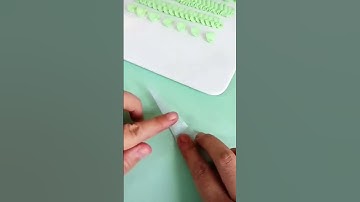 Easy Piping Skills On Only Piping Bag || Without Nozzle Design