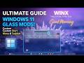 Windows 11 Glass Customization | Start Menu , Taskbar & Desktop Customization