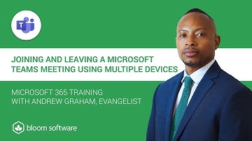 Joining and leaving a Microsoft Teams meeting using multiple devices