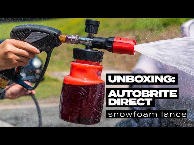 Unboxing Autobrite Direct NEW Snow Foam Lance - YouTube