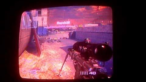 MW2 quick scope no scope throwing knife montage