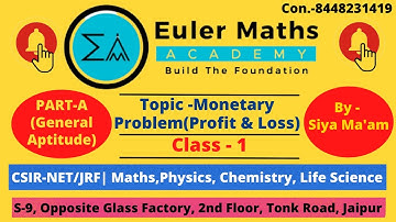 General Aptitude | CSIR NET | Numerical Ability | Maths / Physics / Chemistry / Life Science/ Part-I