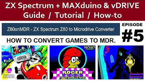 ZX Spectrum + MAXduino & vDrive. Episode #5