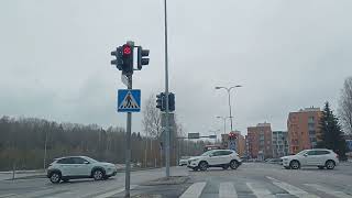 Driving in Finland in April snowing by TuireKan 92 views 3 weeks ago 8 minutes, 12 seconds