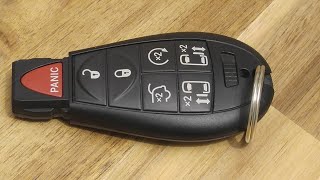 town & country / caravan key fob battery change - diy