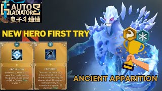 New Hero Ancient Apparition First Match and TOP 1!   Health&Frost.  Dota2 Auto Gladiators