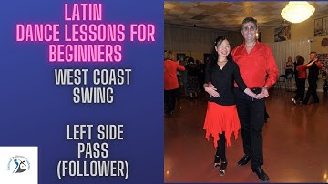 Dance Lessons for Beginner West Coast Swing - Left Side Pass (Follower)