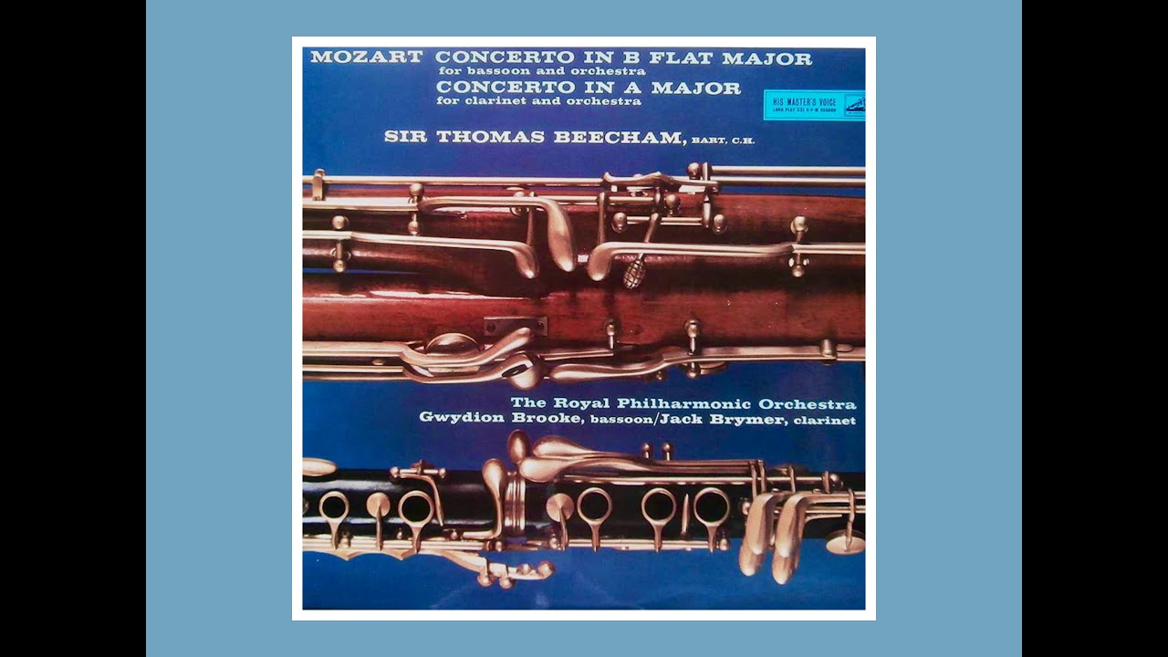Mozart K.622 Clarinet Concerto in A Major 1959 Jack Brymer / RPO