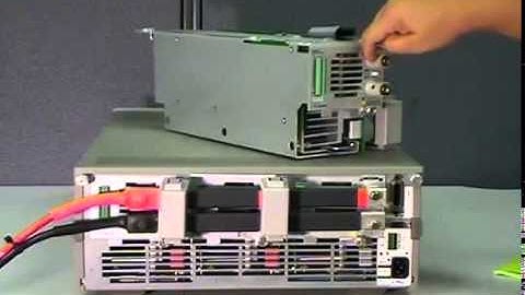 Paralleling N3300A load modules using bus bars with option UJ1