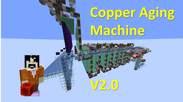 Copper aging machine v2! Oxidize 3+ shulker boxes of copper at once. Java Minecraft SMP 1.17+