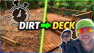 20 Hours of Work in 20 Minutes (Deck Build Time Lapse)