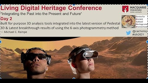 "Built for Purpose 3D analysis tools integrated into the latest..." presented by Michael C. Rampe