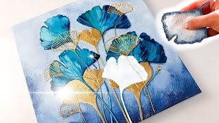Must Watch Ginkgo Leaf Crazy Techniques Gold Leaf Ab Creative Tutorial
