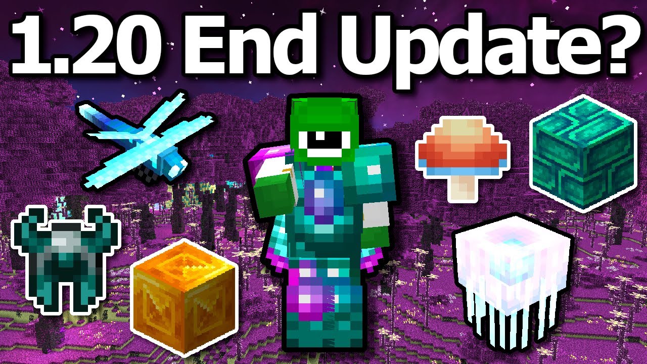 Minecraft 1.20 - END AND SCULK UPDATE REVIEW AND DOWNLOAD 😍, END UPDATE  BETA VERSION