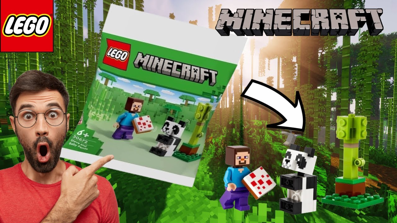 How to build LEGO Minecraft - set 30672 | Minecraft Bamboo forest ...