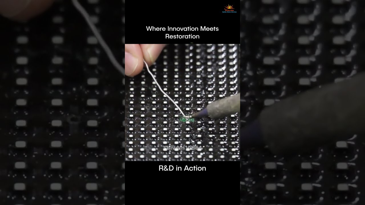 Fix Dead Pixels on LED Display | Pixel Repair & Testing #LEDWallRepair #PixelChange #LEDScreenFix